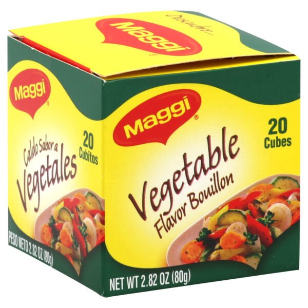 MAGGI Vegetable Flavor Bouillon Cubes (2.8 oz. Box)