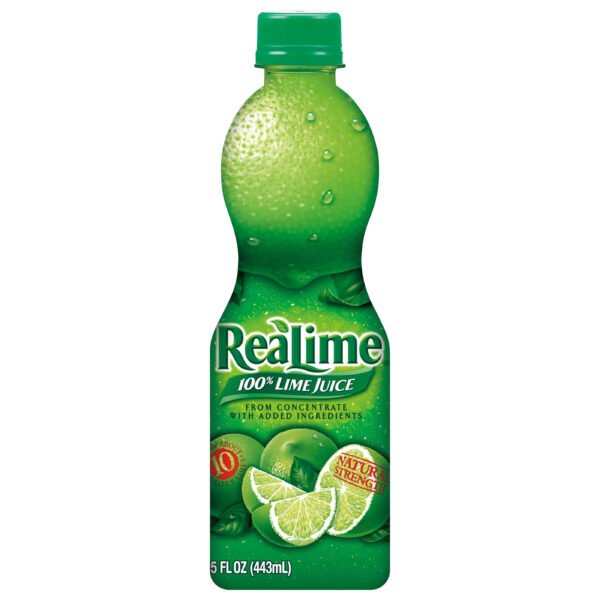 ReaLime 100% Lime Juice (15 fl oz Bottle)