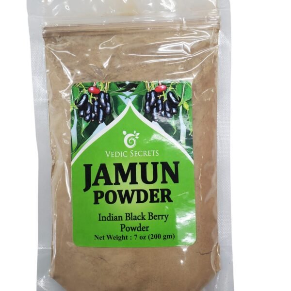 Vedic Secrets Jamun (Indian Black Berry) Powder (200gm)