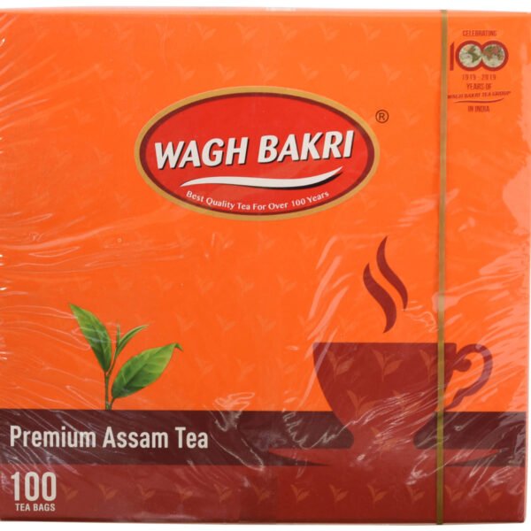 Wagh Bakri Premium Assam Tea Bags (100 Count)
