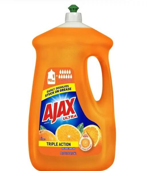 AJAX Ultra Triple Action Dish Liquid (90 fl. oz. Bulk Size)