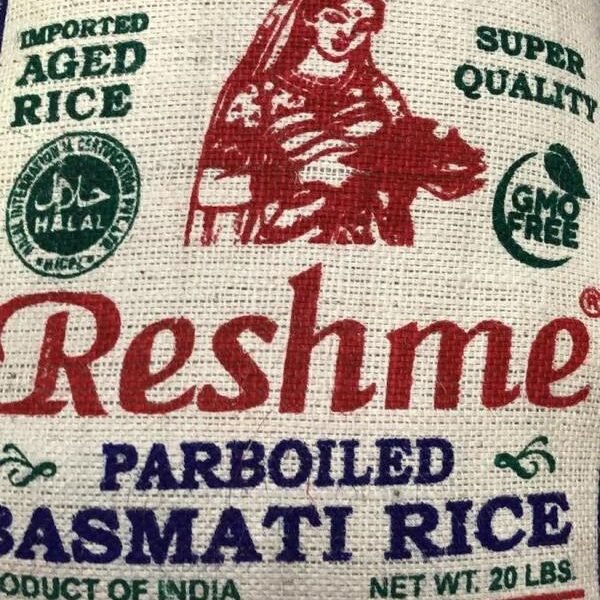 Reshme Parboiled Basmati Rice (20 lb Bag)