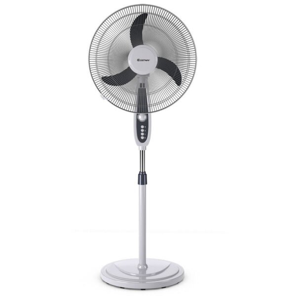18-Inch Quiet Pedestal Fan with 3 Speed Settings